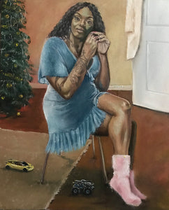 Keisha - oil on canvas