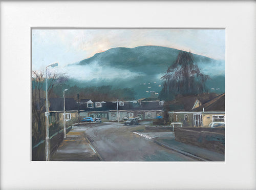 Mounted Print - (Unframed) - The Garth from Brynau Road