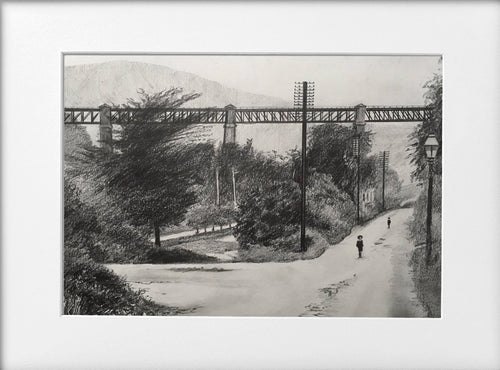 Mounted Print - (Unframed) - The Walnut Tree Viaduct